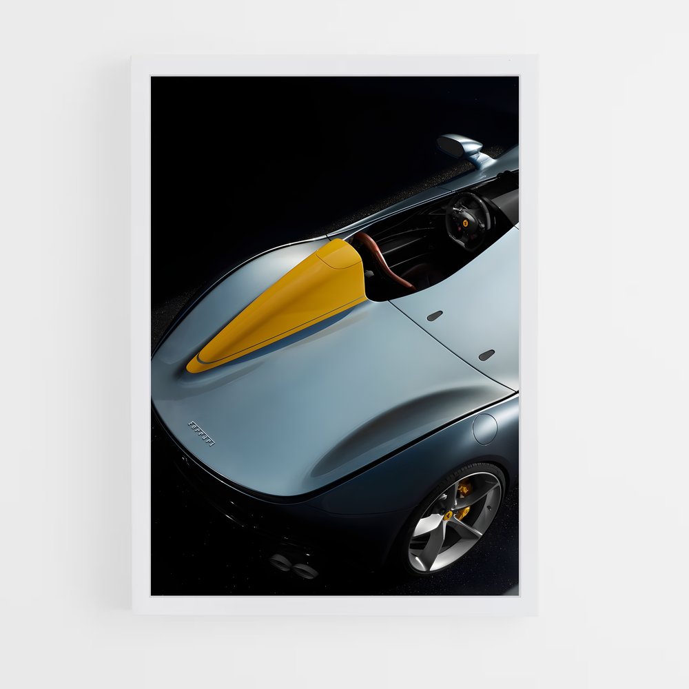 Poster Night Racer – affiche Ferrari (vue 3)